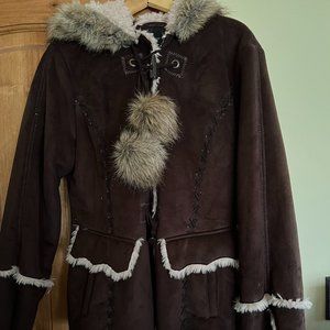 Suede/Fur WInter Jacket
